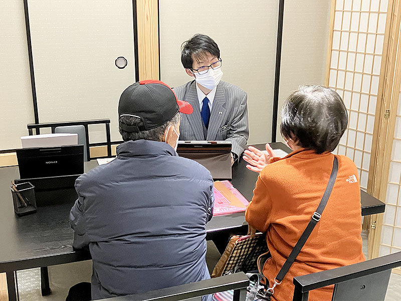 葬儀の説明を行いました