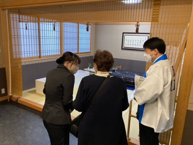 家族葬専用「やわらぎホール」をご見学
