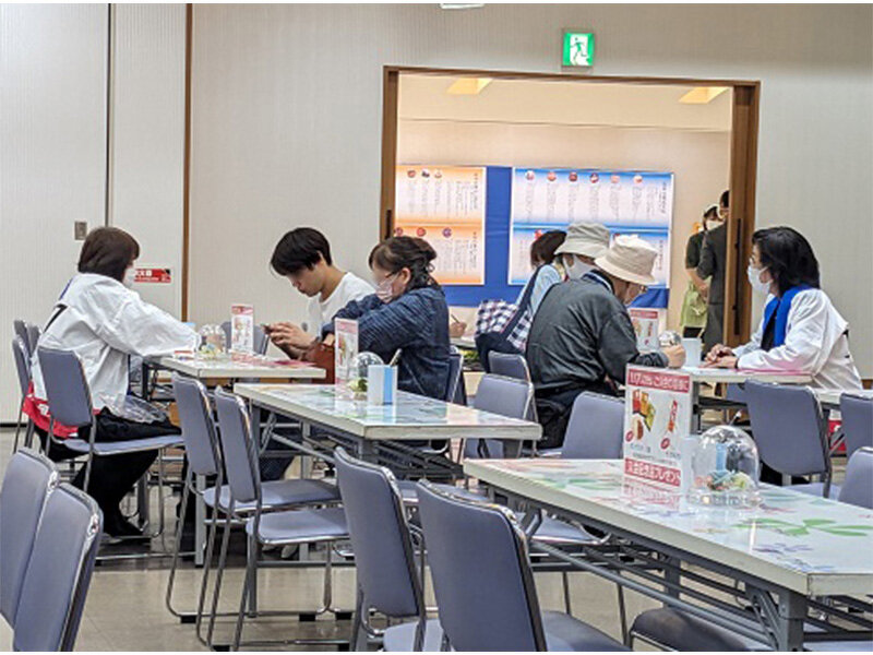 互助会あんしんフェアの様子