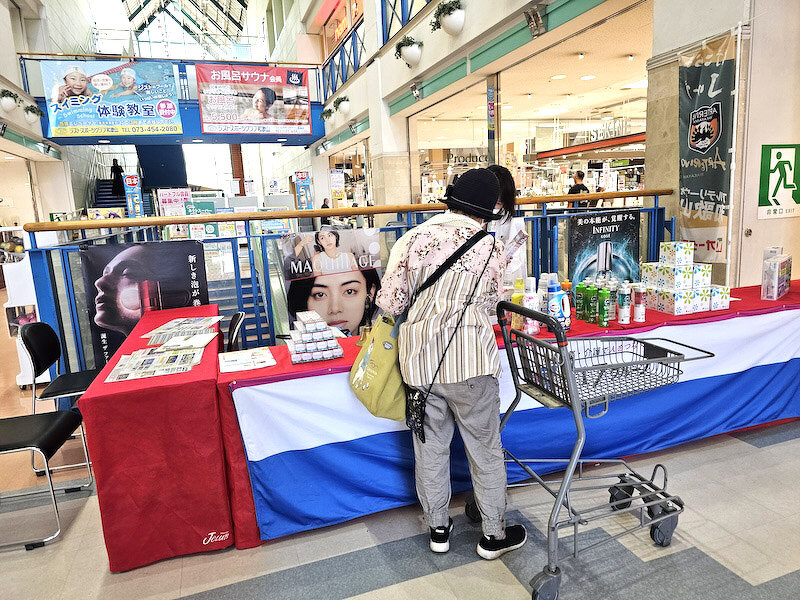 お客様とお話